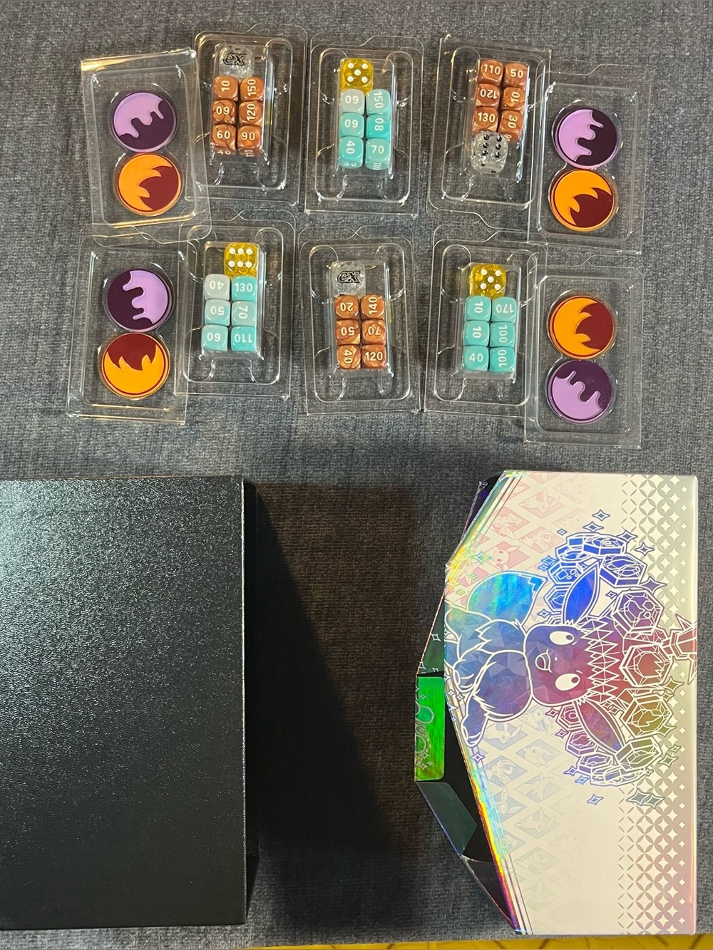 Pokémon dice and coins lot